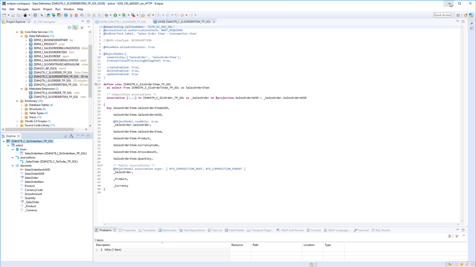 screenshot of SAP NetWeaver